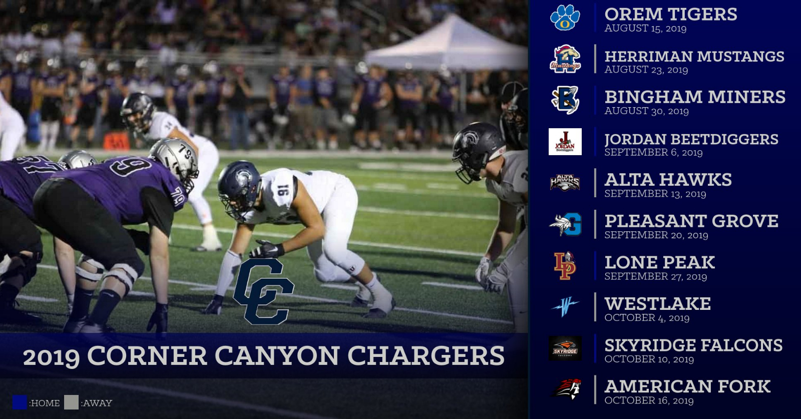 Corner Canyon Team Home Corner Canyon Chargers Sports