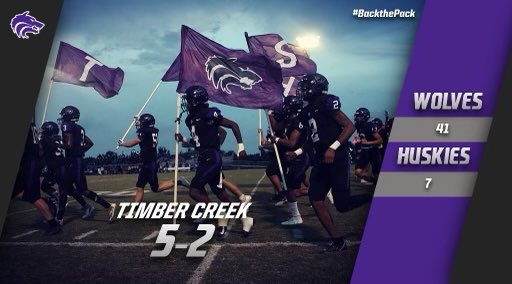 Timber Ridge Football Timber Creek - Team Home Timber Creek Wolves Sports