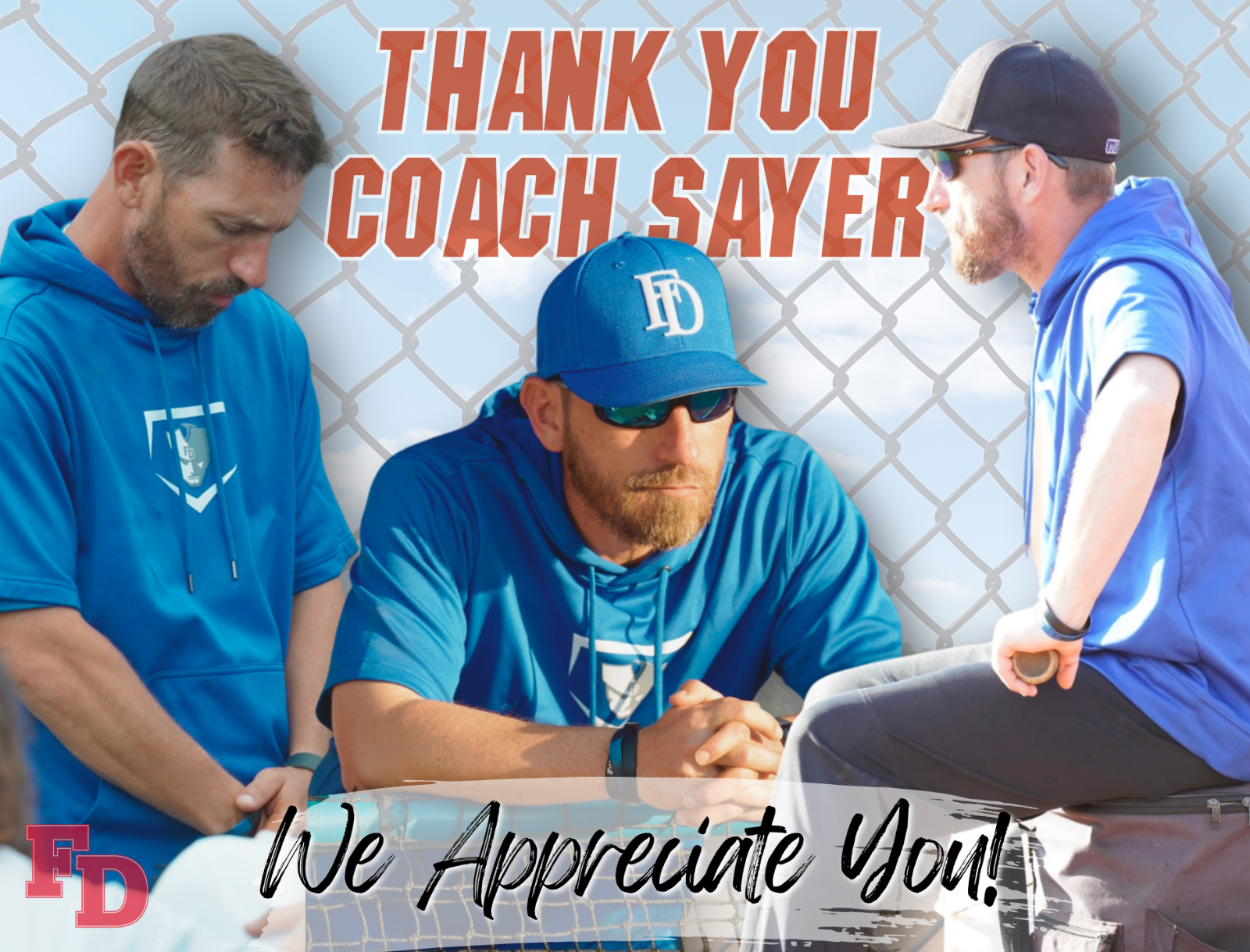 Thank You Coach Ronnie Sayer!