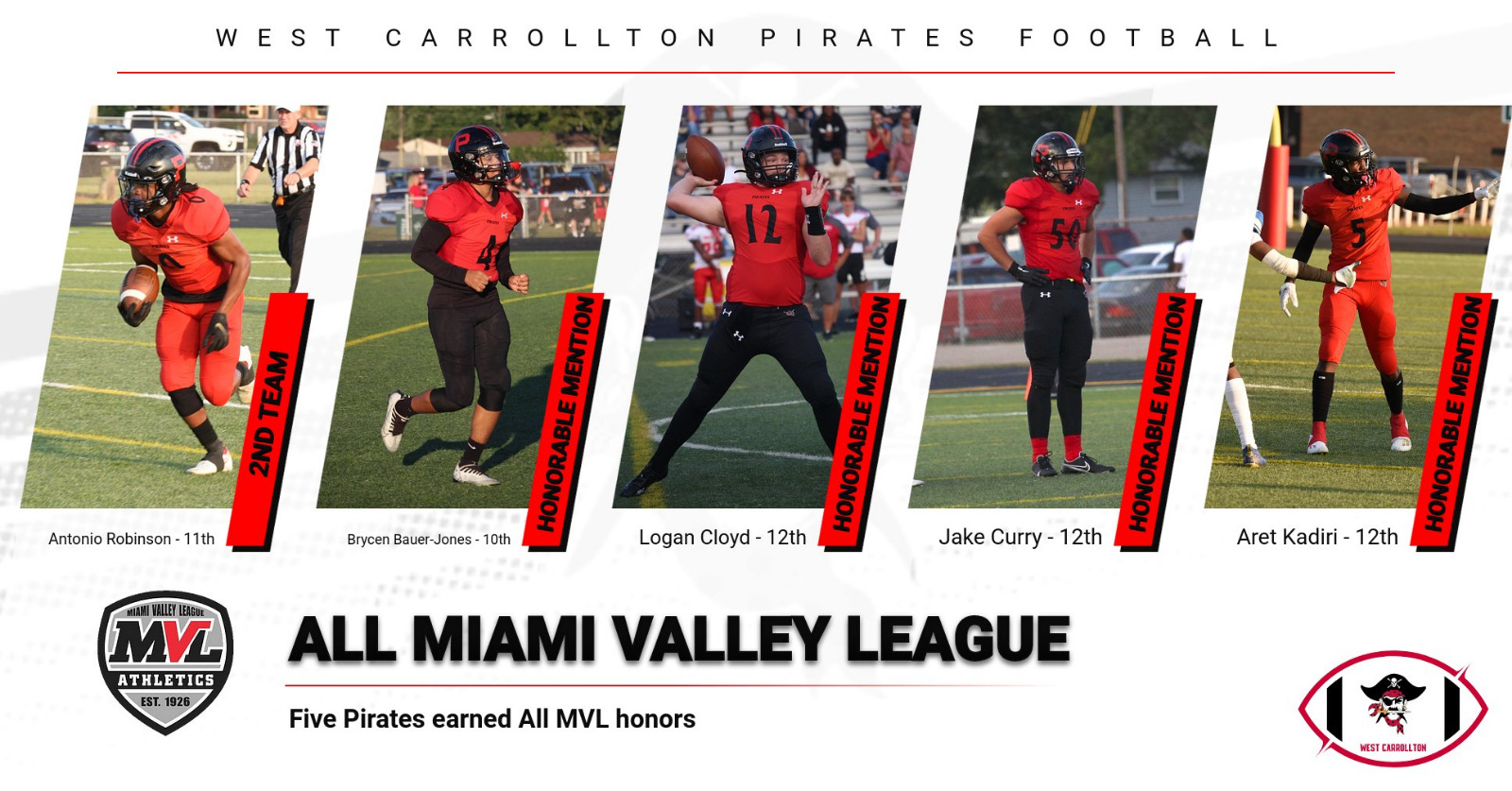 West Carrollton Team Home West Carrollton Pirates Sports