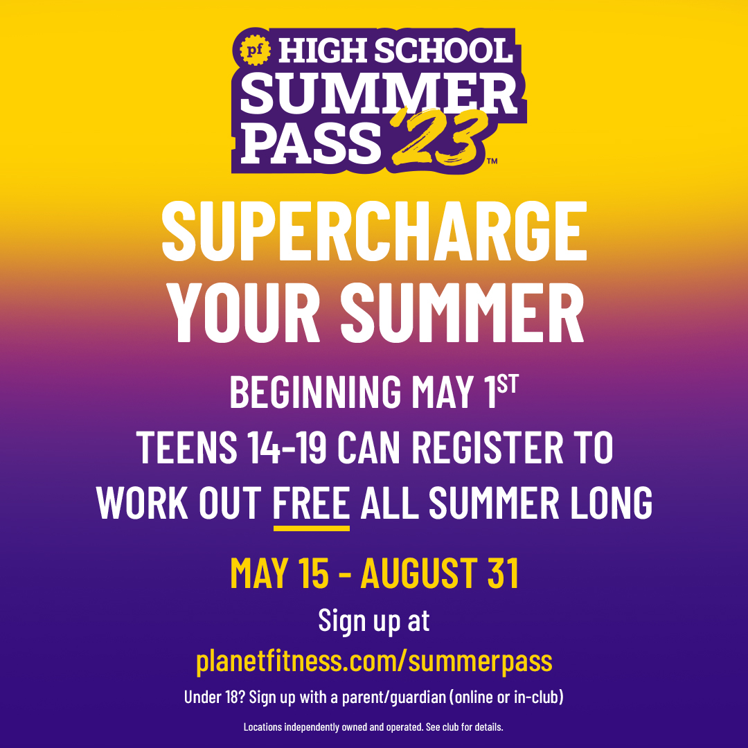 High School Summer Pass Planet Fitness 2025 Creekside - Team Home Creekside Seminoles Sports